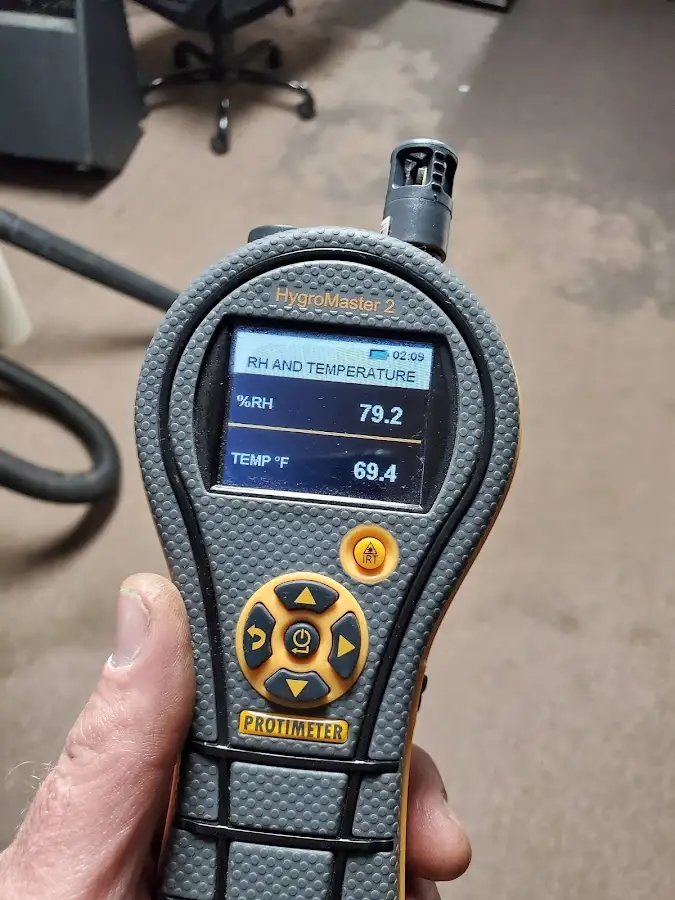Moisture meter humidity assessment for Fire & Smoke Damage Restoration in Lindsay